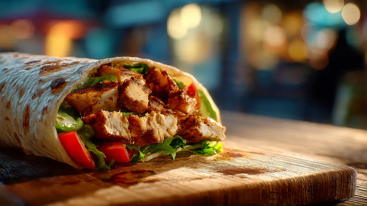 Street Kitchen Chicken Wrap